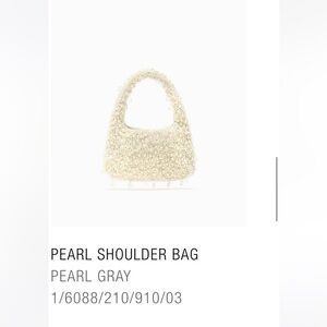 Zara pearl shoulder bag